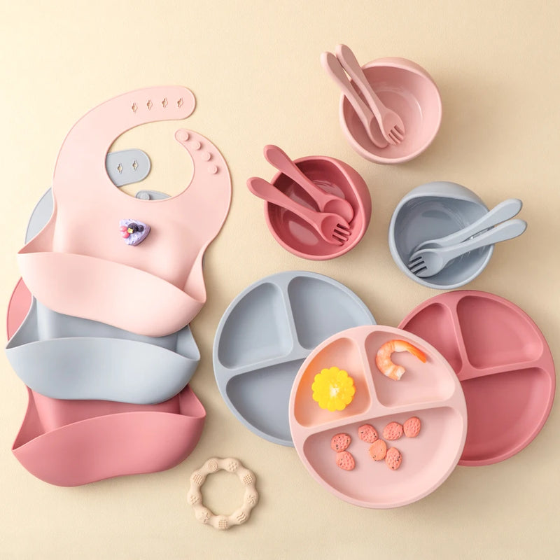 Kit de Alimentação de Silicone para Bebês